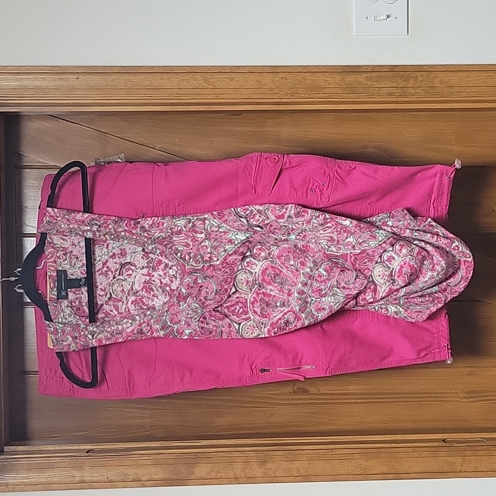 2 piece outfit. Shirt is INC XL.  Capris are new with tags Style & Co. Size 16